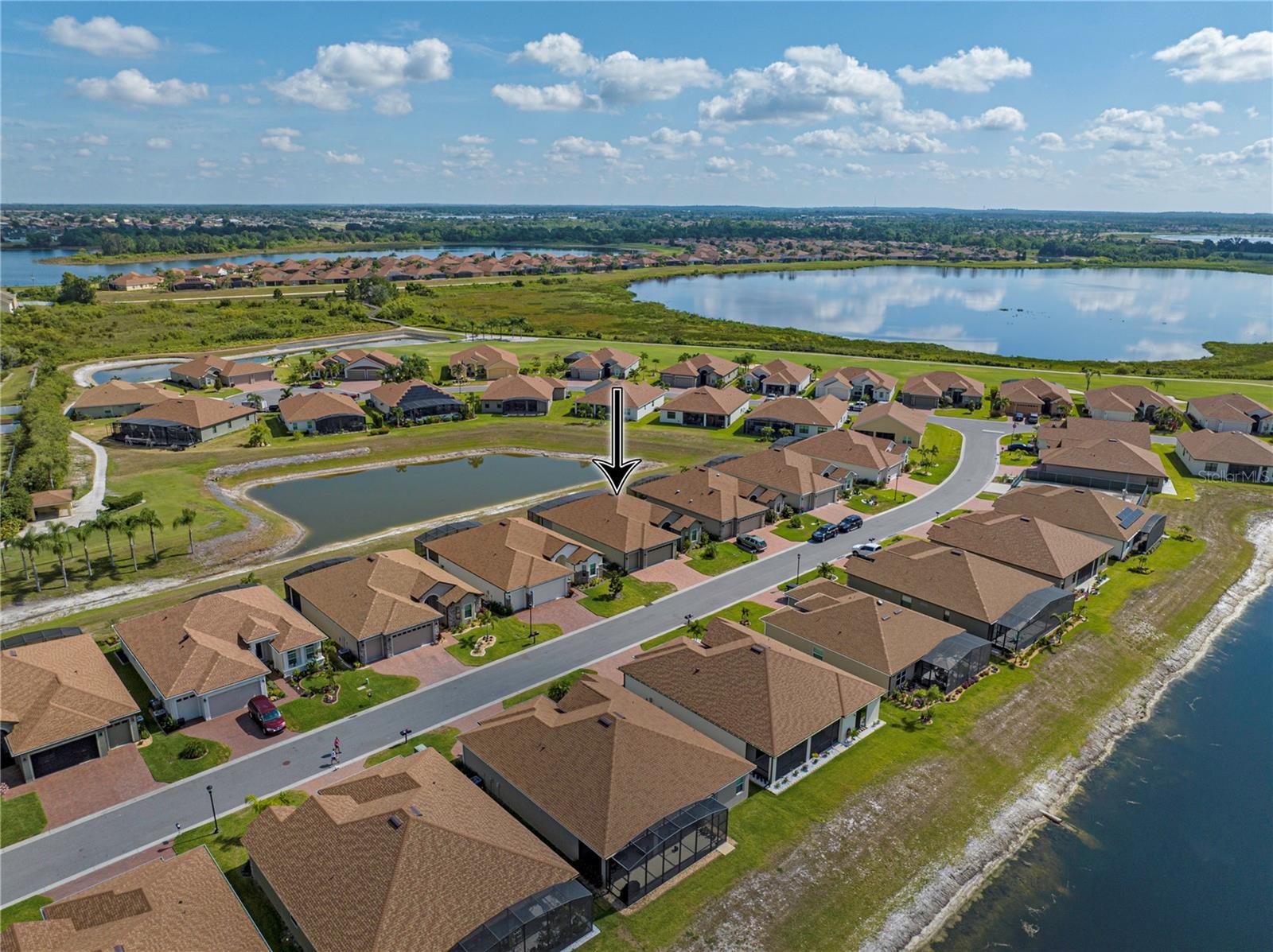 Property drone view