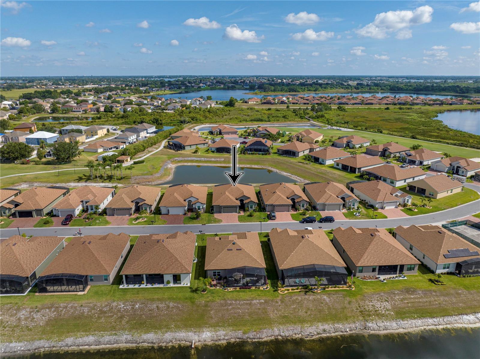 Property drone view