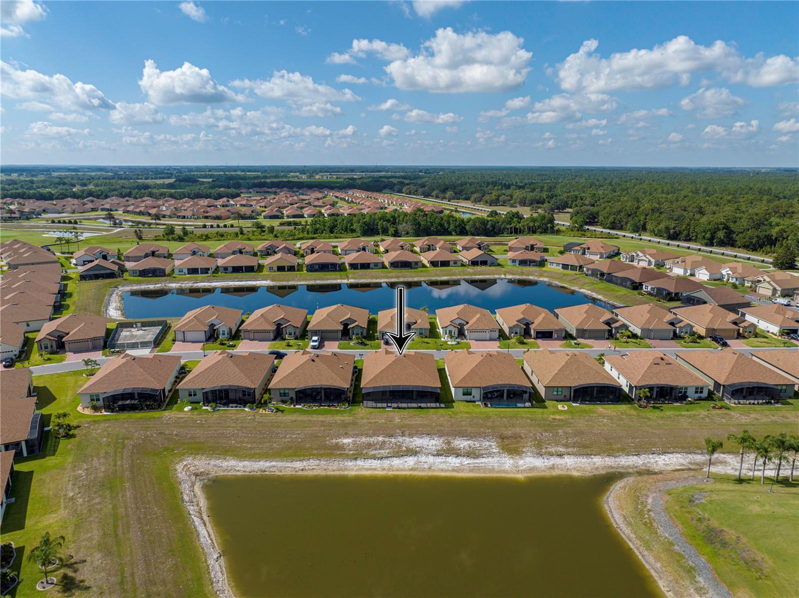 Property drone view