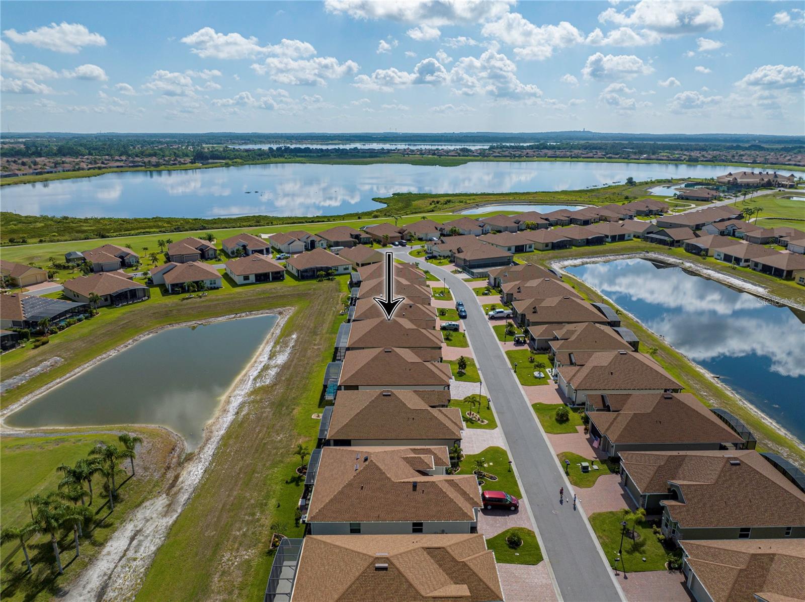 Property drone view
