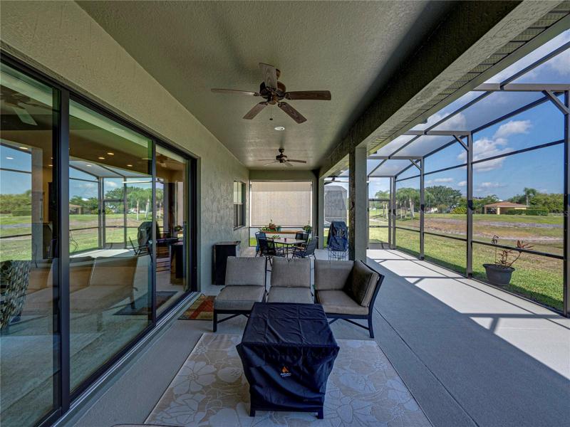 Bumped out and extended veranda