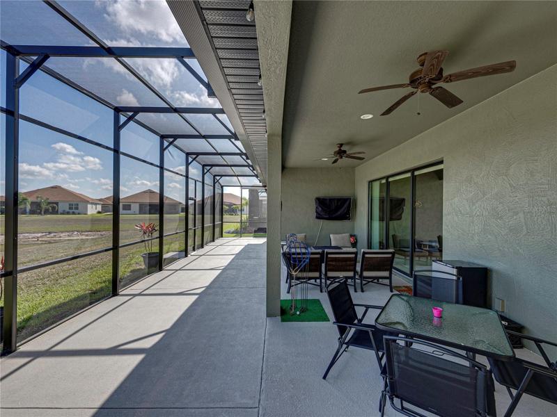 Bumped out and extended veranda