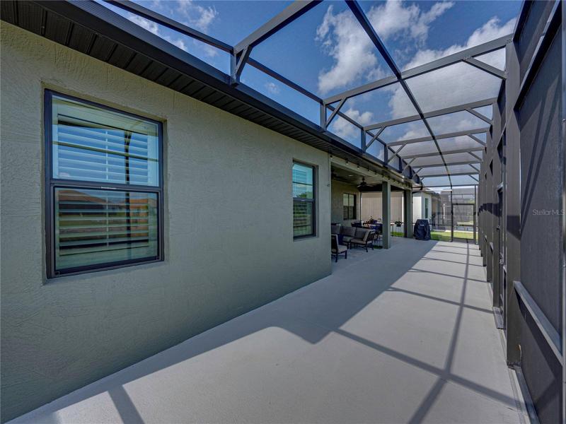 Bumped out and extended veranda