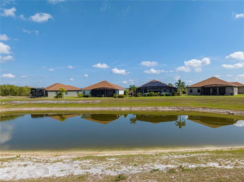 Rear view from property