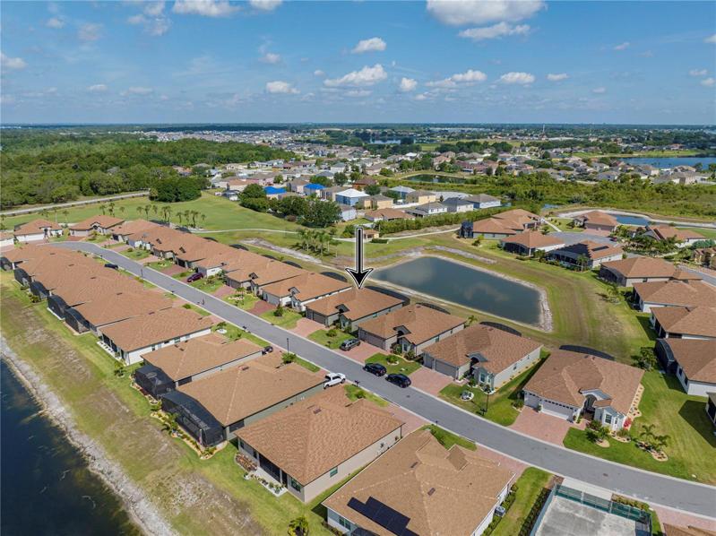 Property drone view