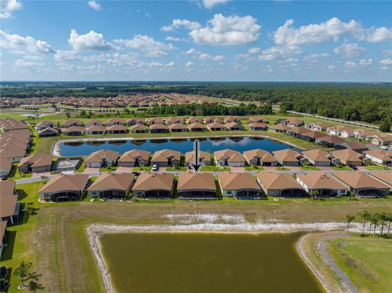 Property drone view