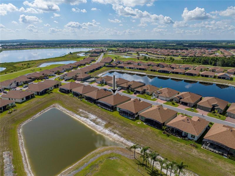 Property drone view