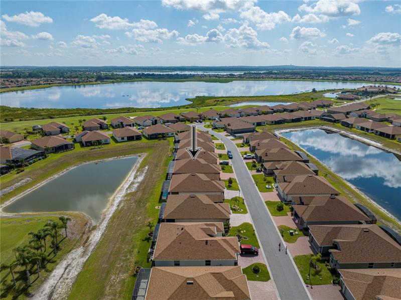 Property drone view
