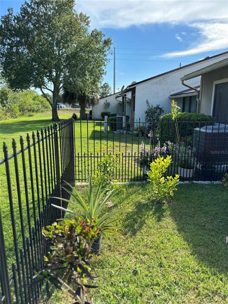 Backyard-fence view