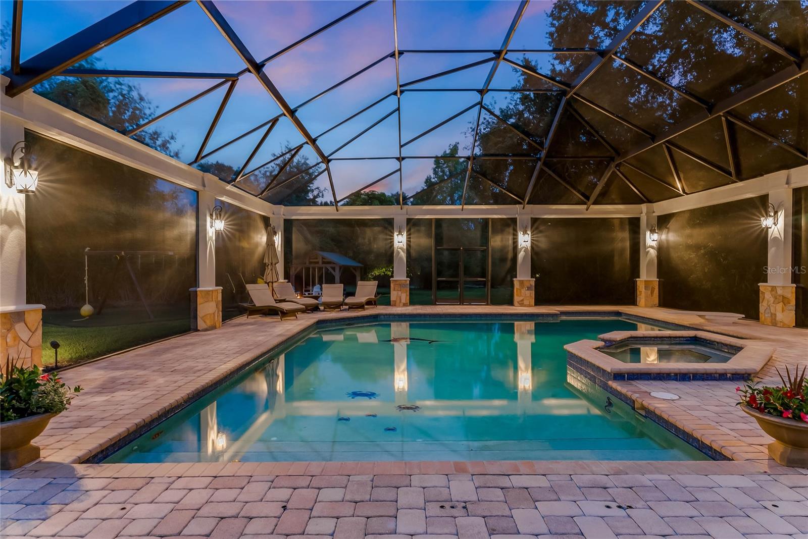 Backyard pool