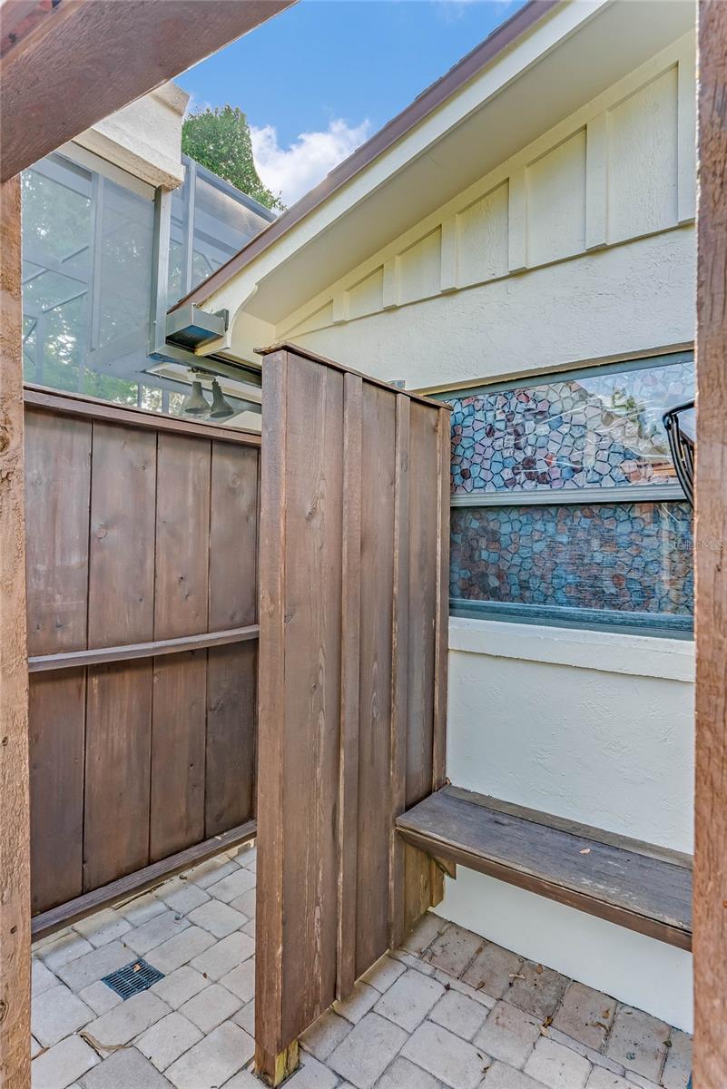 Outdoor shower