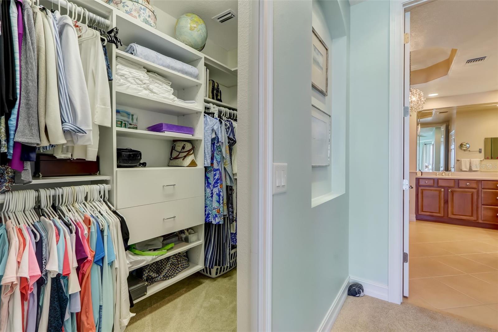 "Perfect Closet" built-inscloset 1 Master