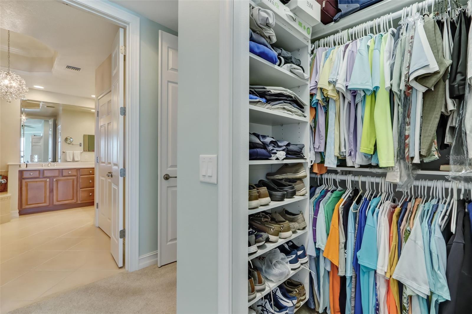 "Perfect Closet" built-inscloset 2 Master
