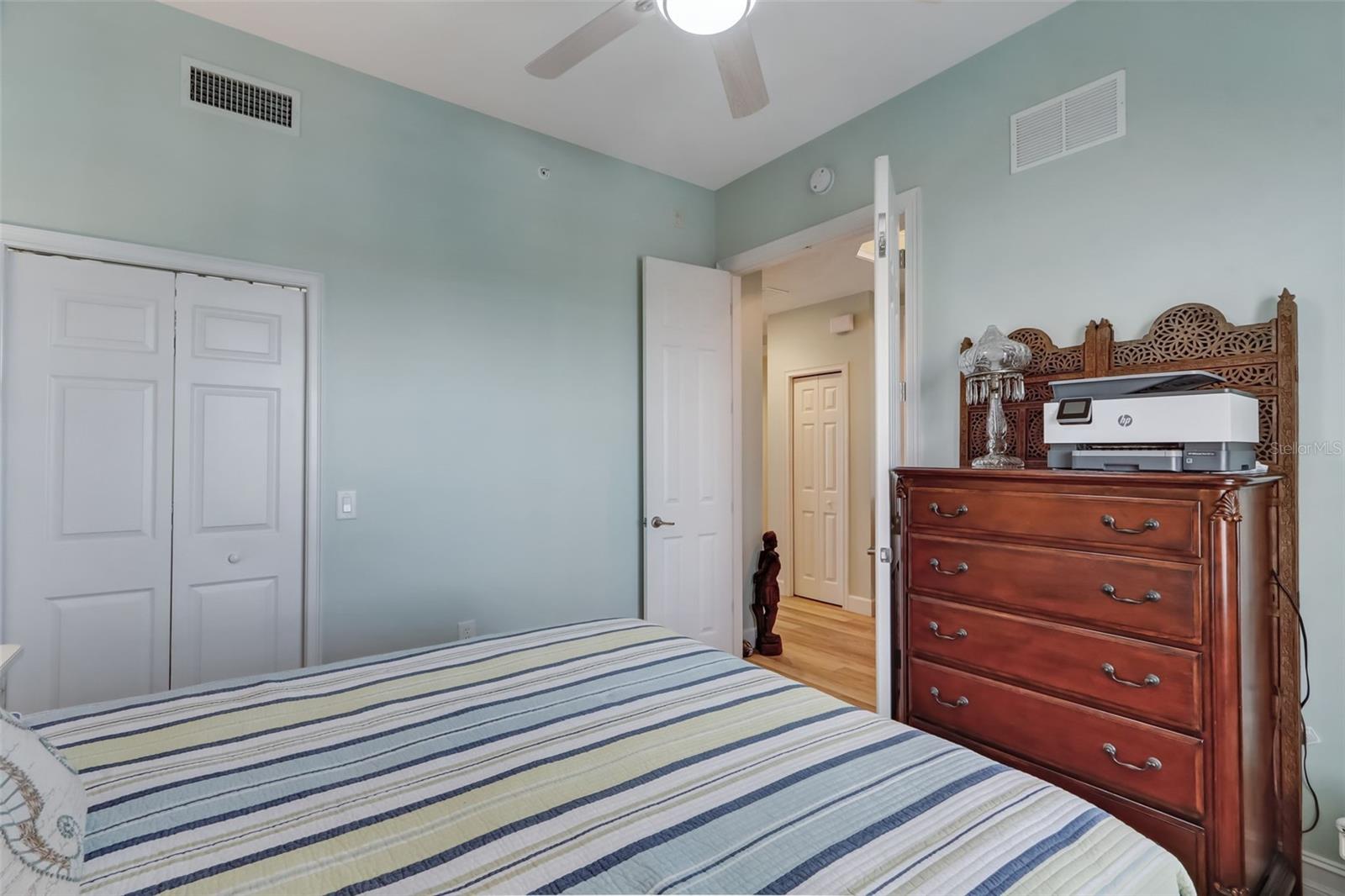 Bedroom 1 with walk-in closet