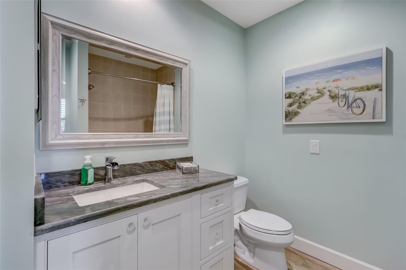 Main bath remodeled