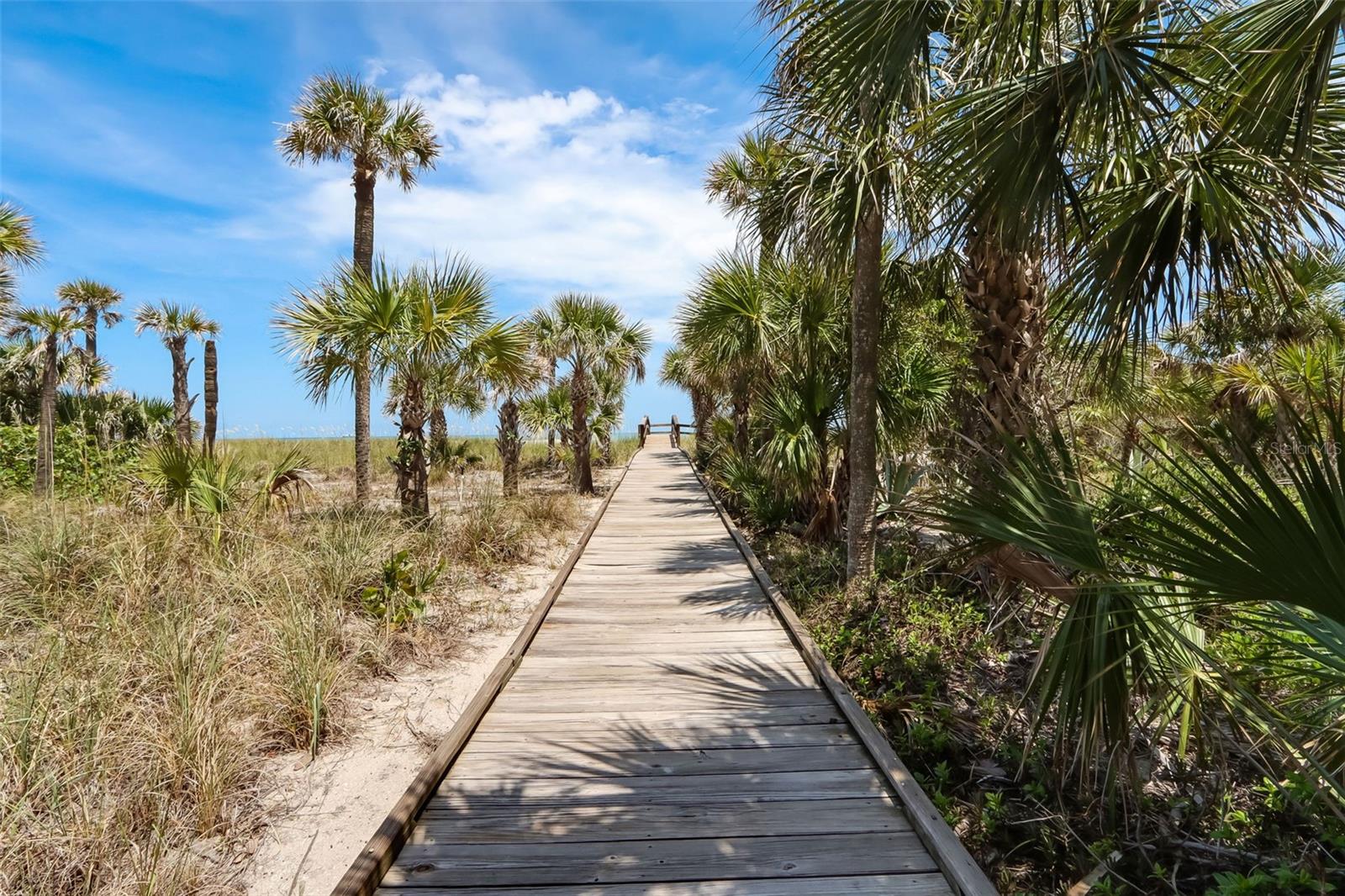 Private board walk
