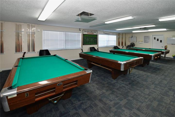 Billiard room