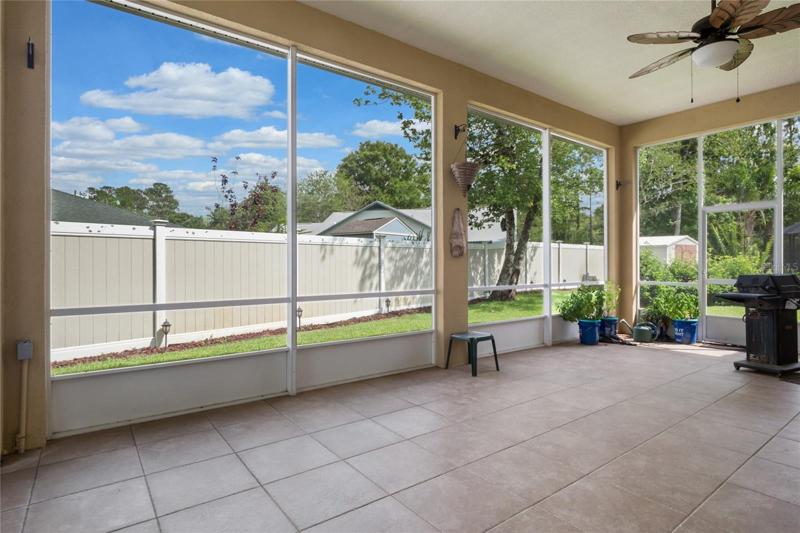 Another view of screened area