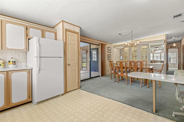 PLENTY OF CABINETS AND PREP AREAS.