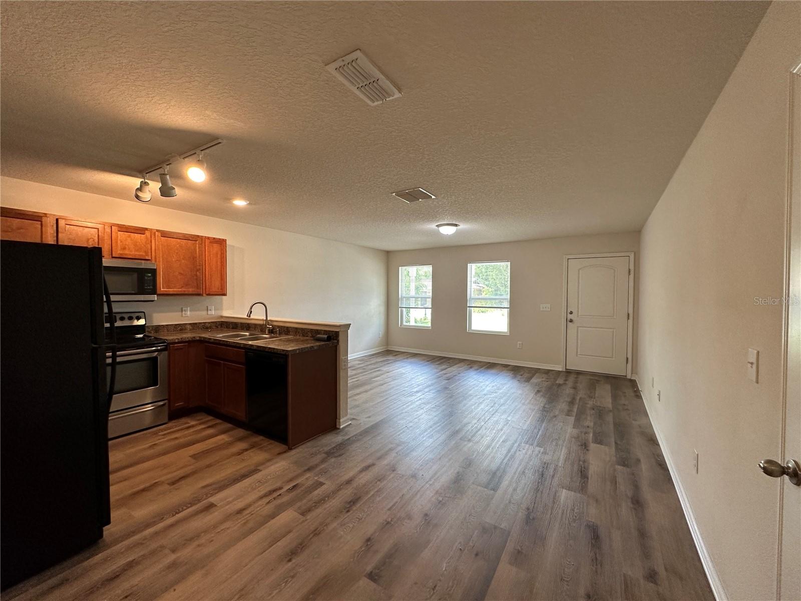 Kitchen into Great Room