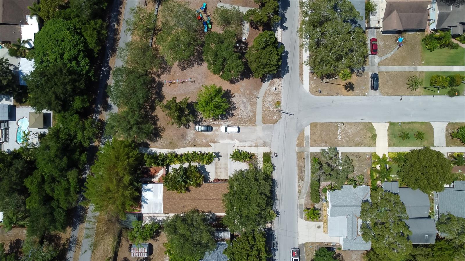 Abuts the Park.. and is a Corner Lot, Very Private Location!