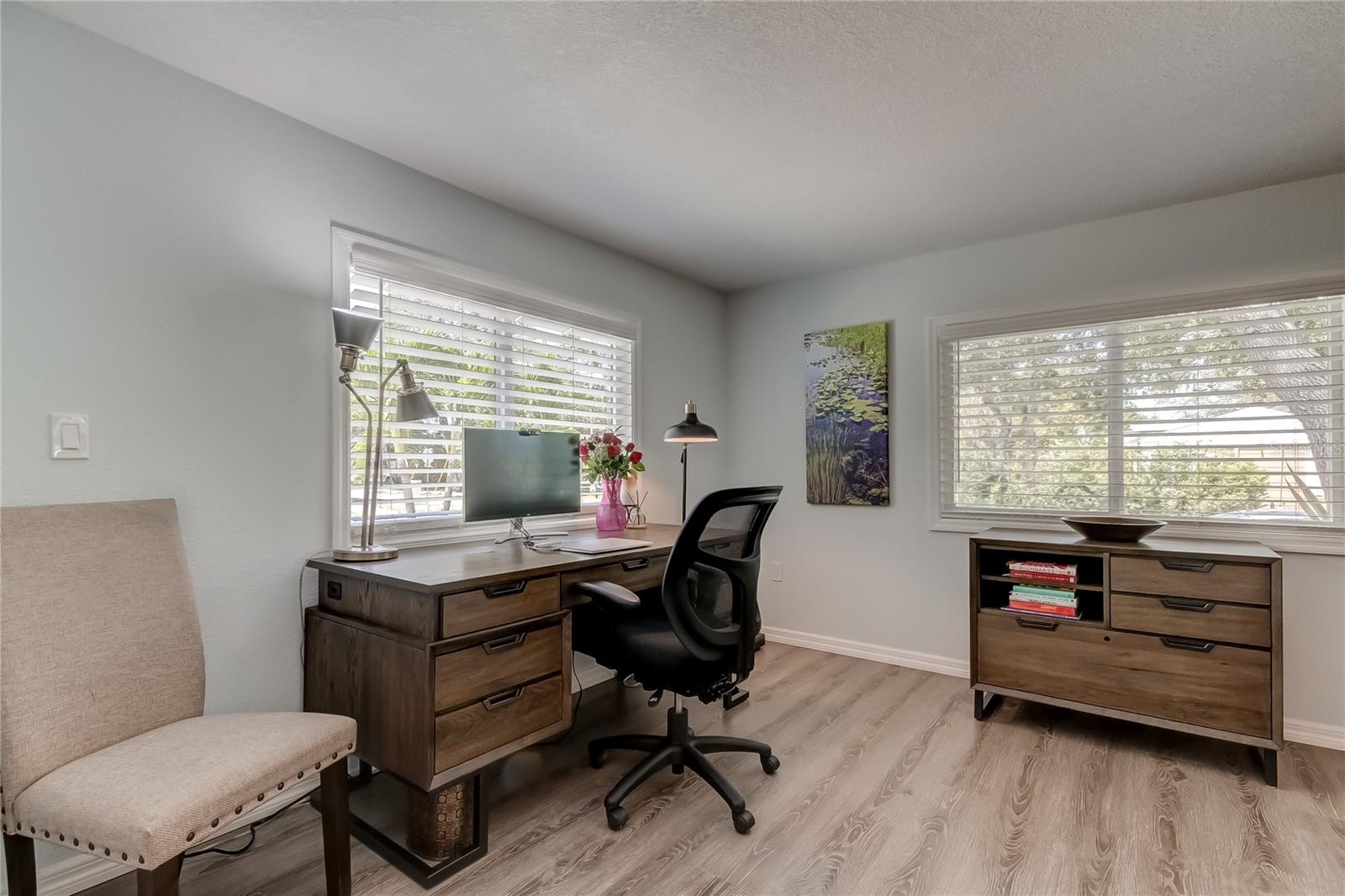 Living Room is Spacious Enough for a Home Office to the Side if Desired!