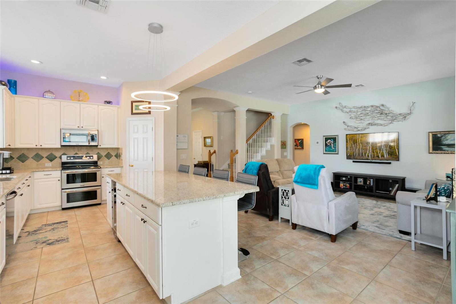 Kitchen and Family Room