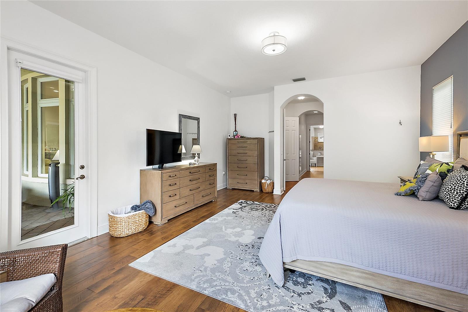 Master Bedroom leading to Lanai Area