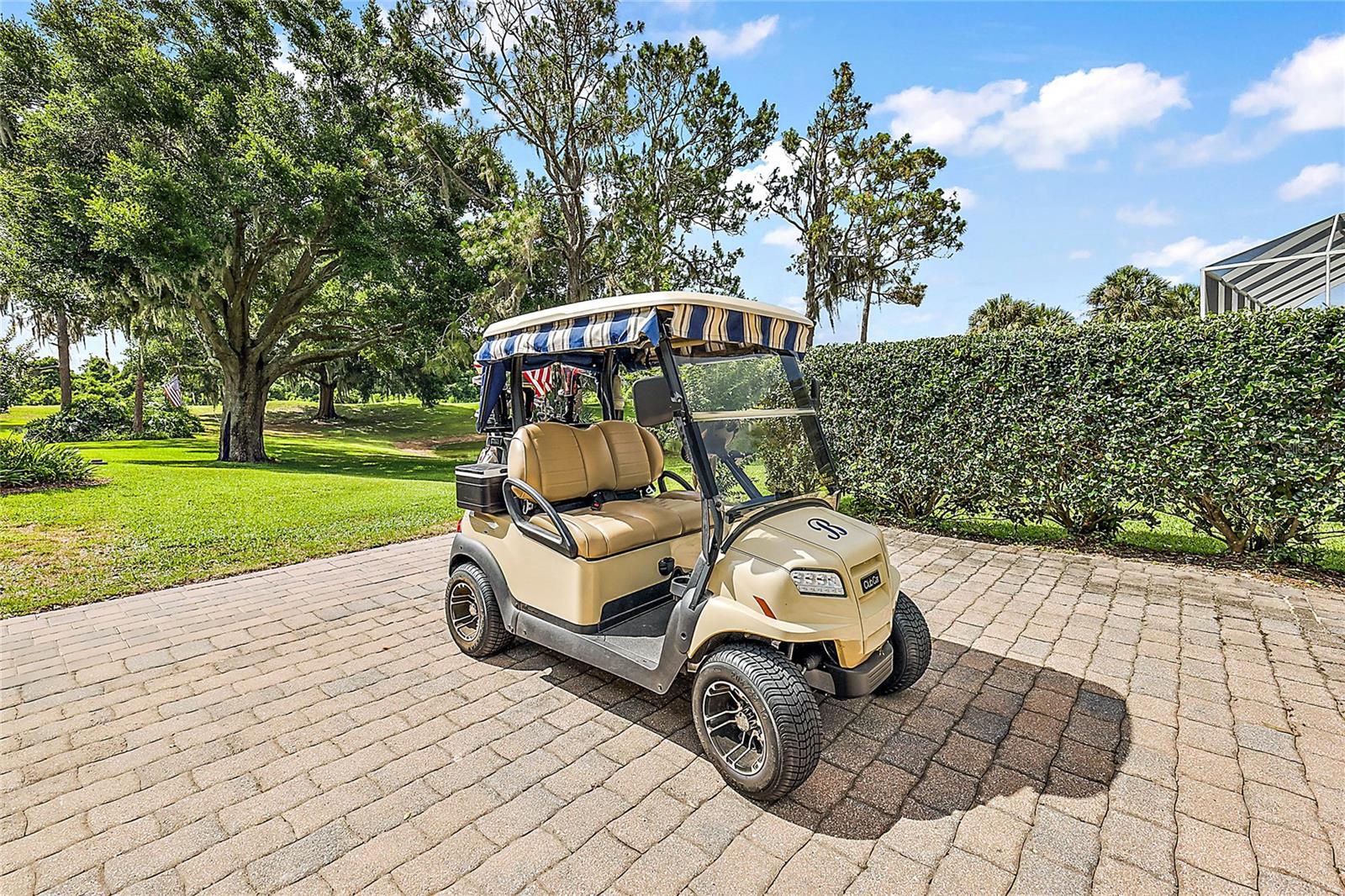 Golf Cart conveys...
