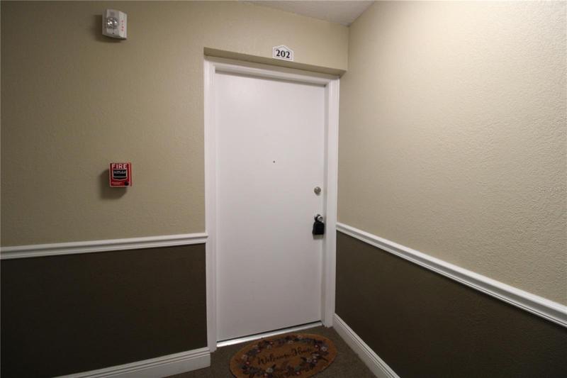 Door- Upstairs corner unit