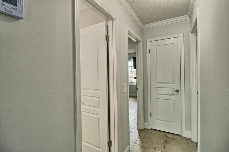 Hallway linen closet