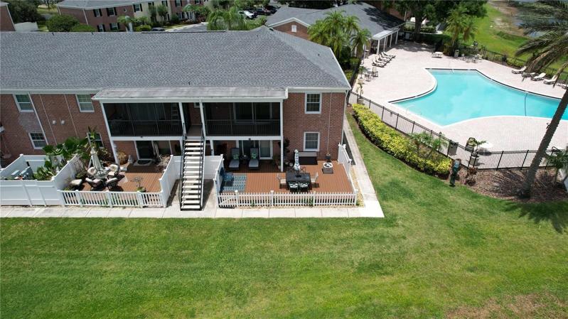 View of lake from your patio