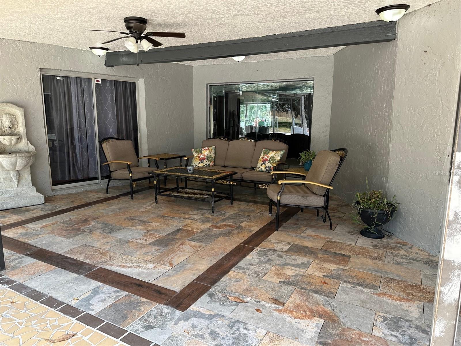 Rear Covered Patio