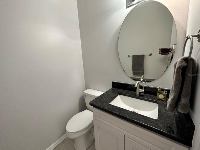 Downstairs half bath