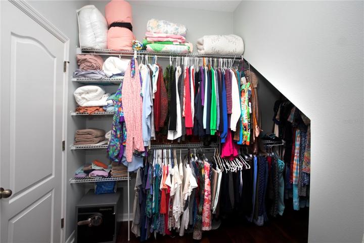 Owners suite walk-in closet