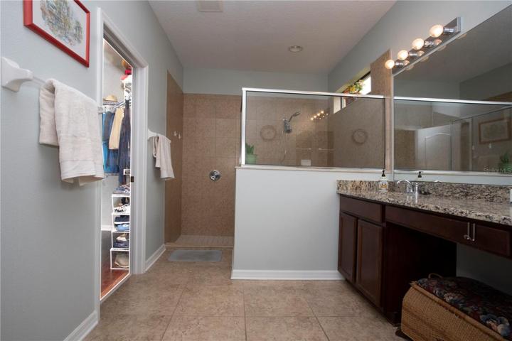Xtra large walk-in shower