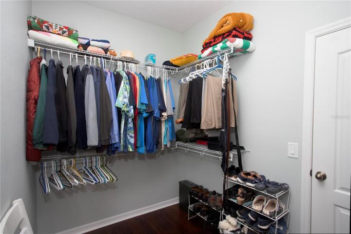 Owners suite walk-in closet