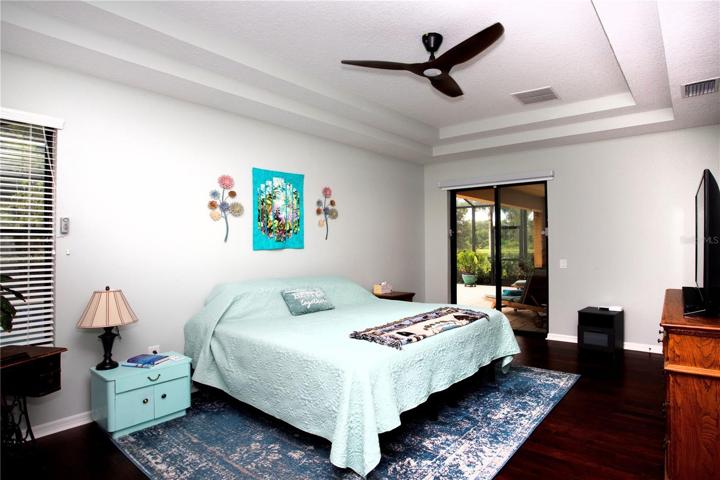 Owners Suite with access to the lanai