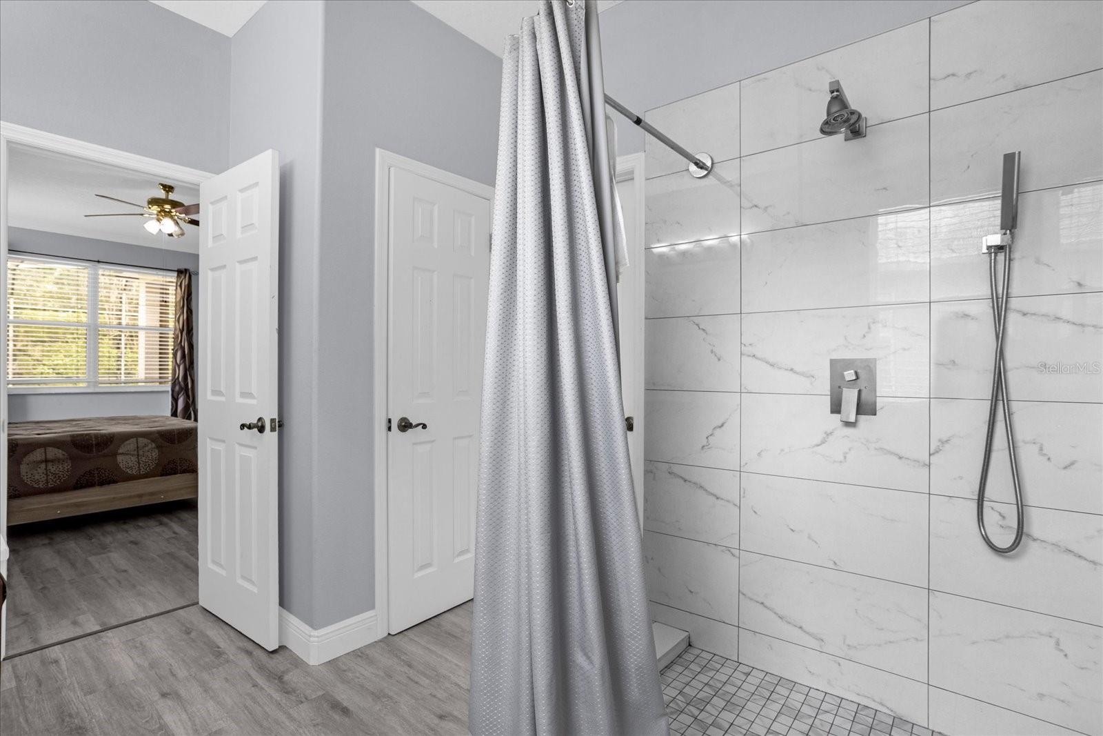 Renovated bathroom in Primary en suite