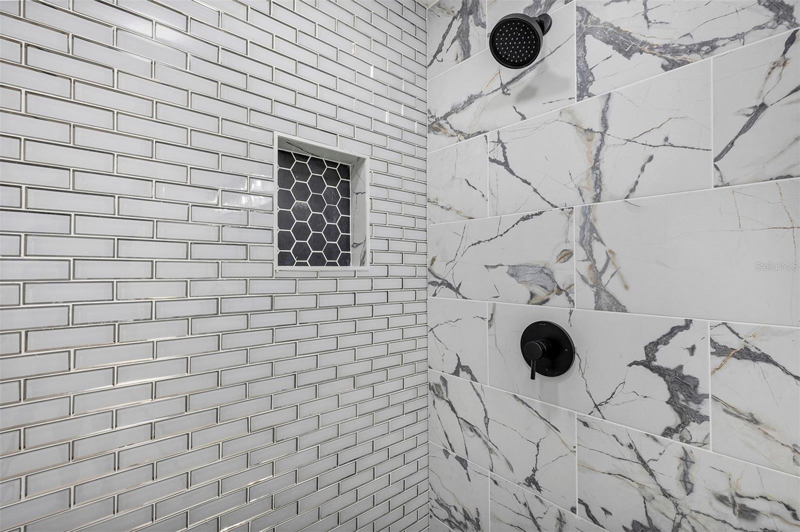 Focus on the details. Master bathroom shower.