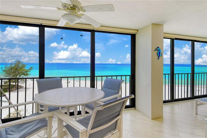 FULL GULF VIEWS from your 26' balcony at Whispering Sands!