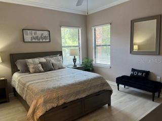 Master Bedroom is at corner of building providing lots of natural light and precious views