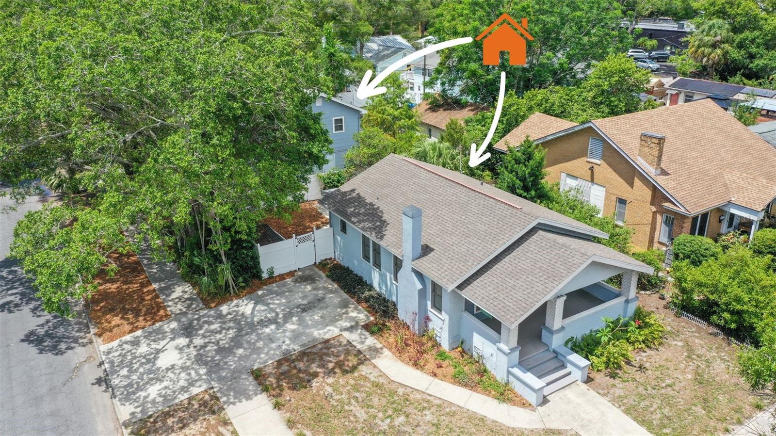 3 units, live in the cute house and rent out the back 2 units