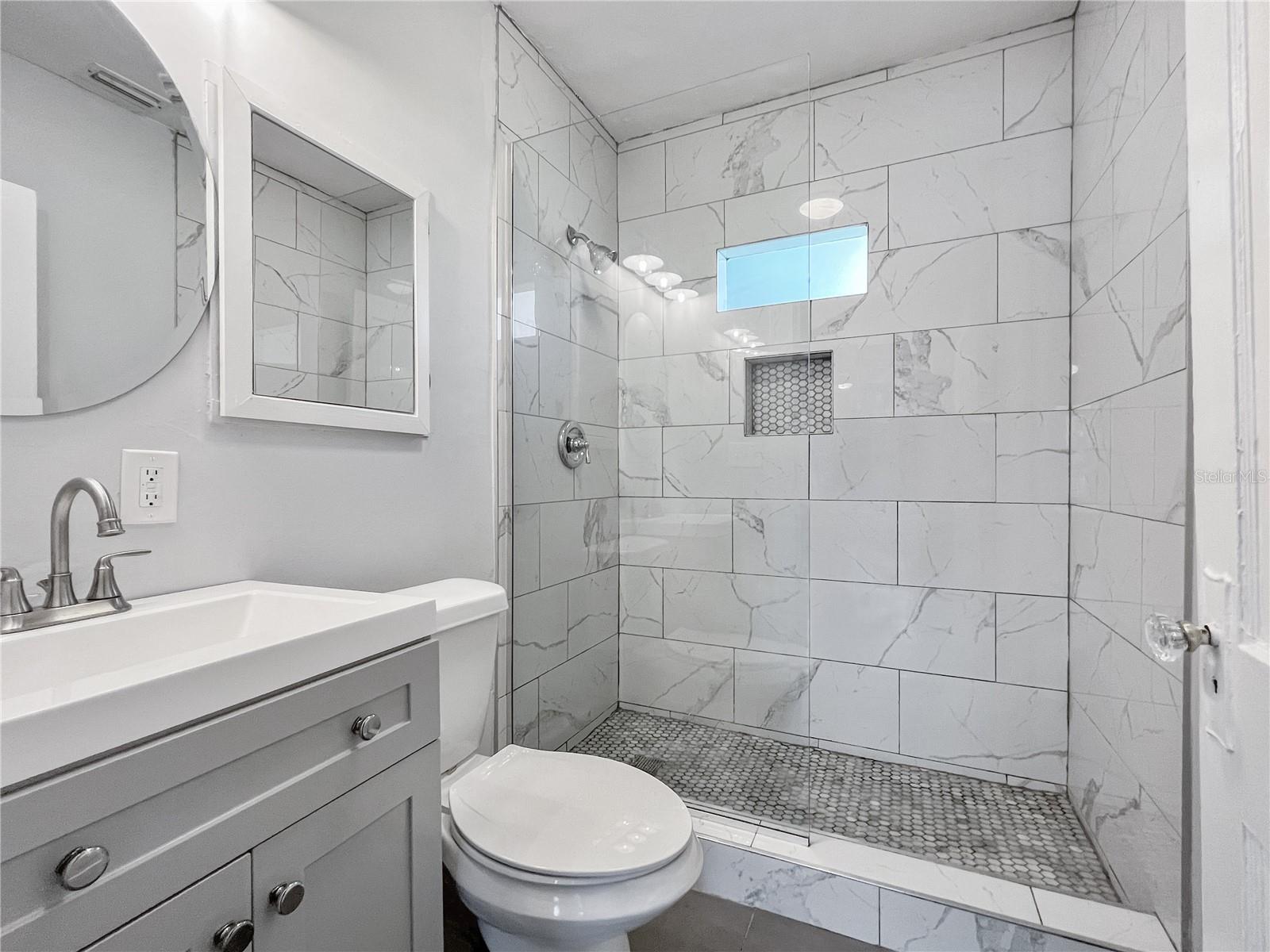 Beautifully updated primary bathroom
