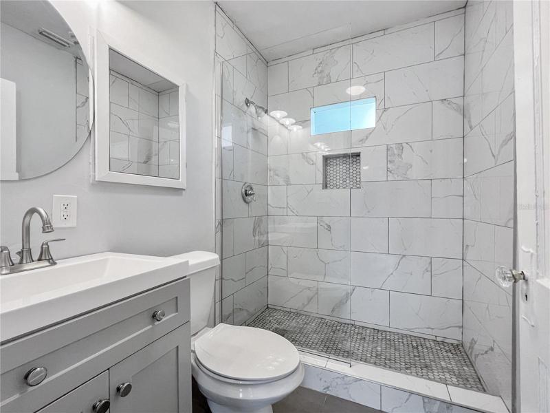Beautifully updated primary bathroom