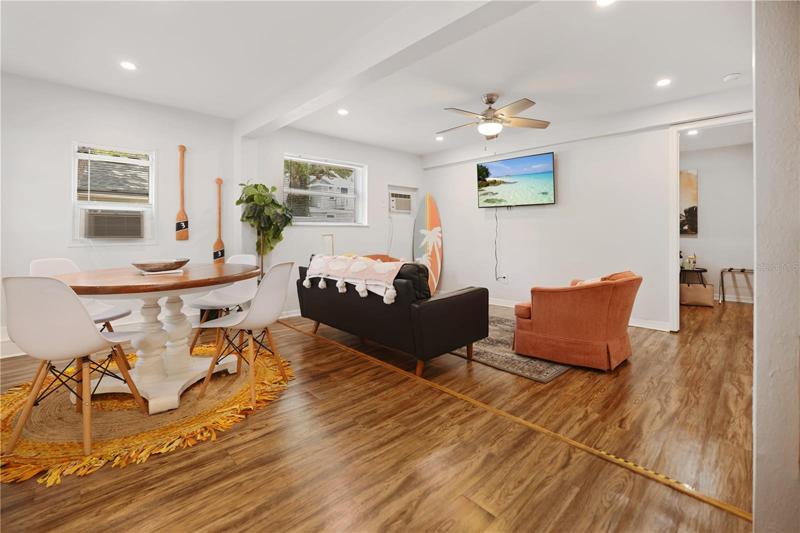 Unit 2 Living / Dining Area