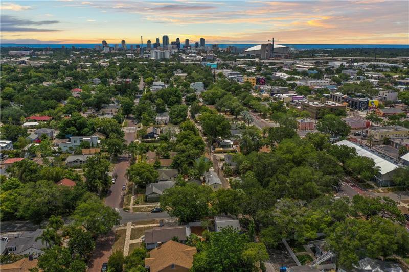 2 blocks off Cental Ave.  This property is walkable to St Pete's Coffee shops, Entertainment, shops, breweries, restaurants, etc.