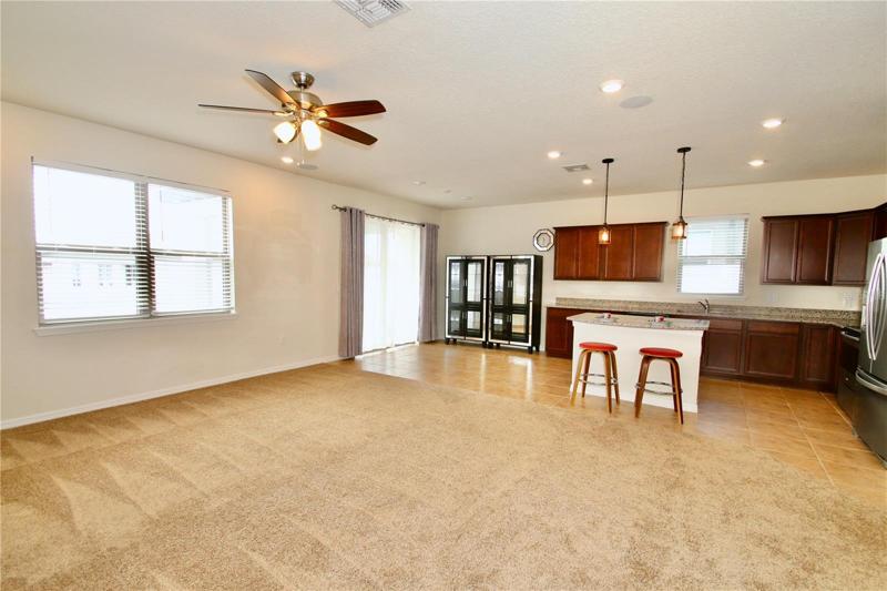 Open Living Room/Kitchen