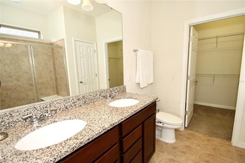 Dual Sinks in Owner's Bathroom