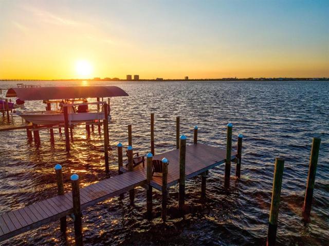 Sunset from the dock.